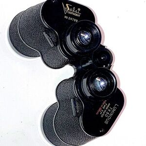 Vintage Selsi Light Weight Amber Coated 7x50 Luminous Field 7.1 Binoculars